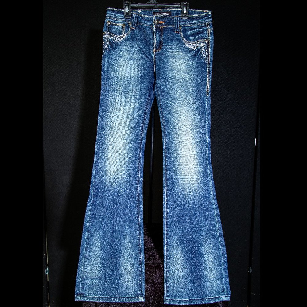 Decorative Pocket Jeans